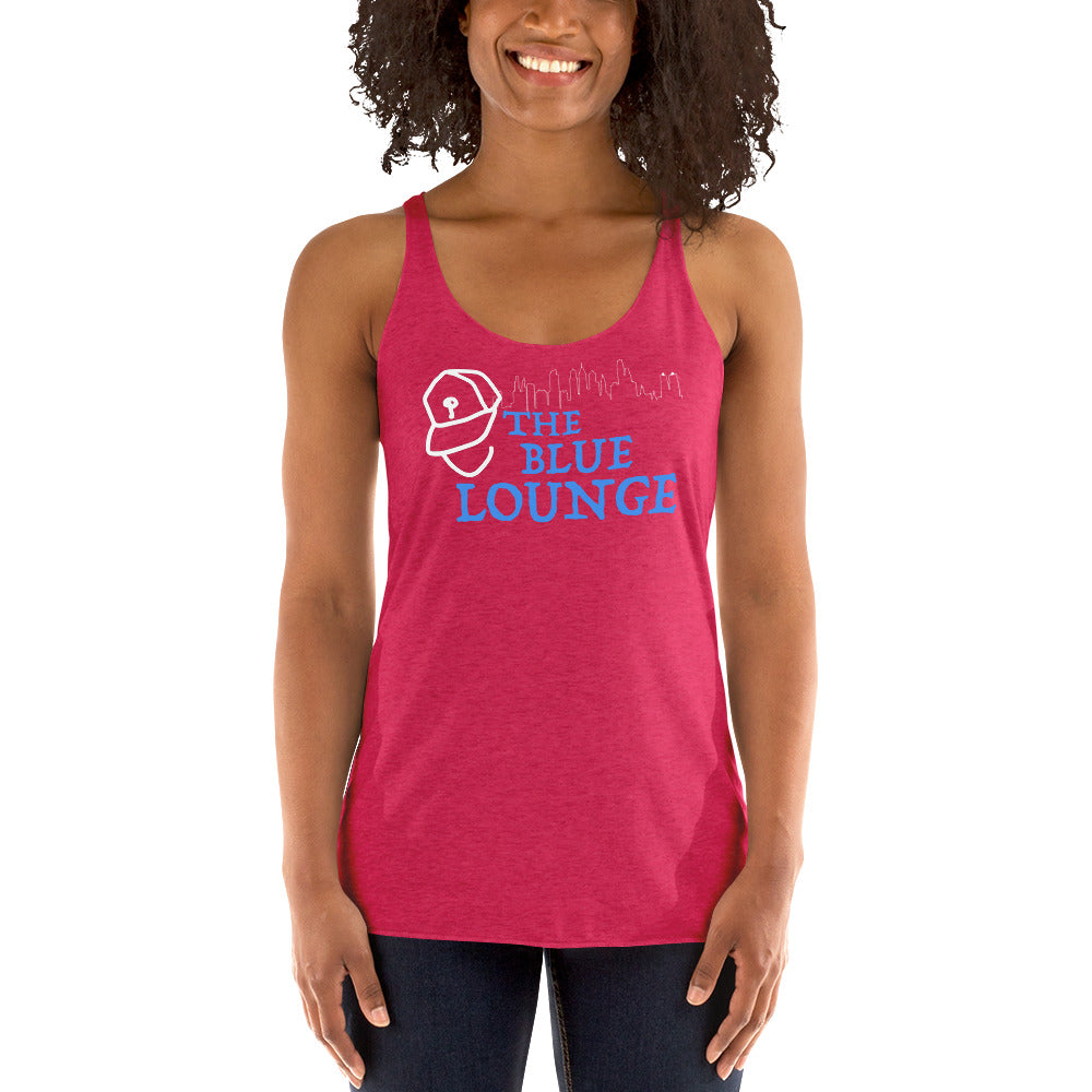 "The BLUE LOUNGE" Women's RacerBack Tank Top