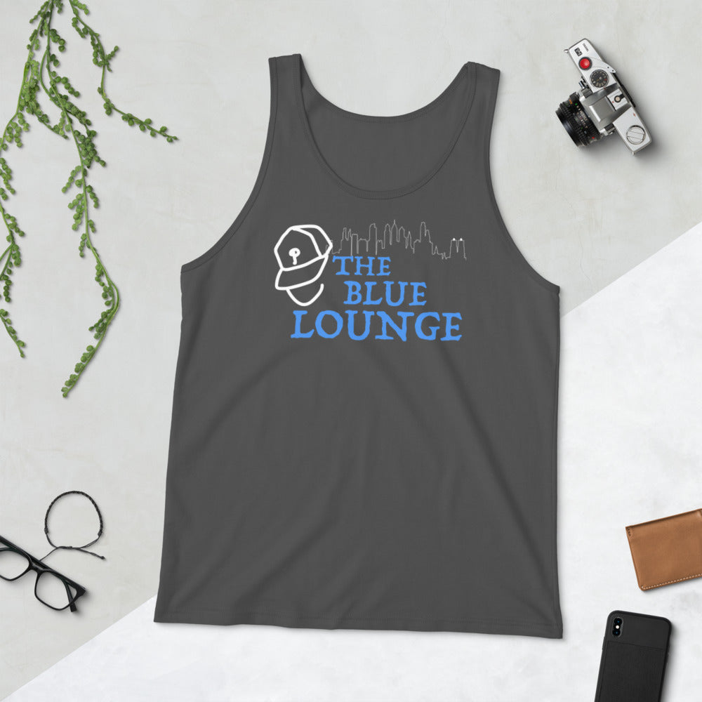 "The BLUE LOUNGE" (UNISEX Tank Top)